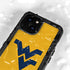 West Virginia University Yellow Background iPhone 15 Plus Waterproof Case